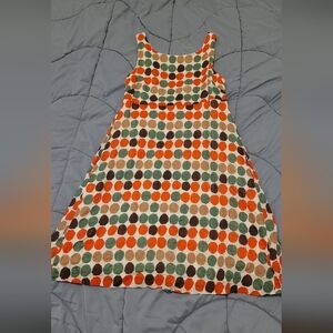 J. Crew Multicolor Polka Dot Dress